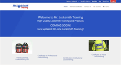 Desktop Screenshot of mrlocksmithtraining.com